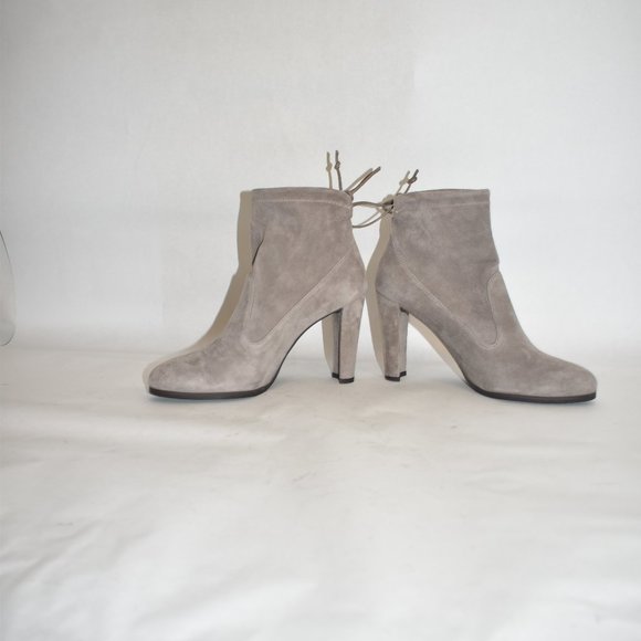 STUART WEITZMAN GLOVE BOOTIE SOCK BEIGE NUDE HIGHLAND SUEDE 6.5 (P17) - Picture 5 of 10
